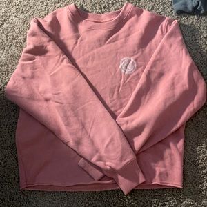 pink coral hollister hoodie